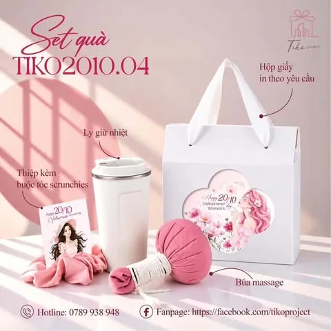 Quà tặng 20/10 cho nhân viên nữ: 5 set quà gần gũi, ý nghĩa - set qua 20 10 cho nhan vien nu