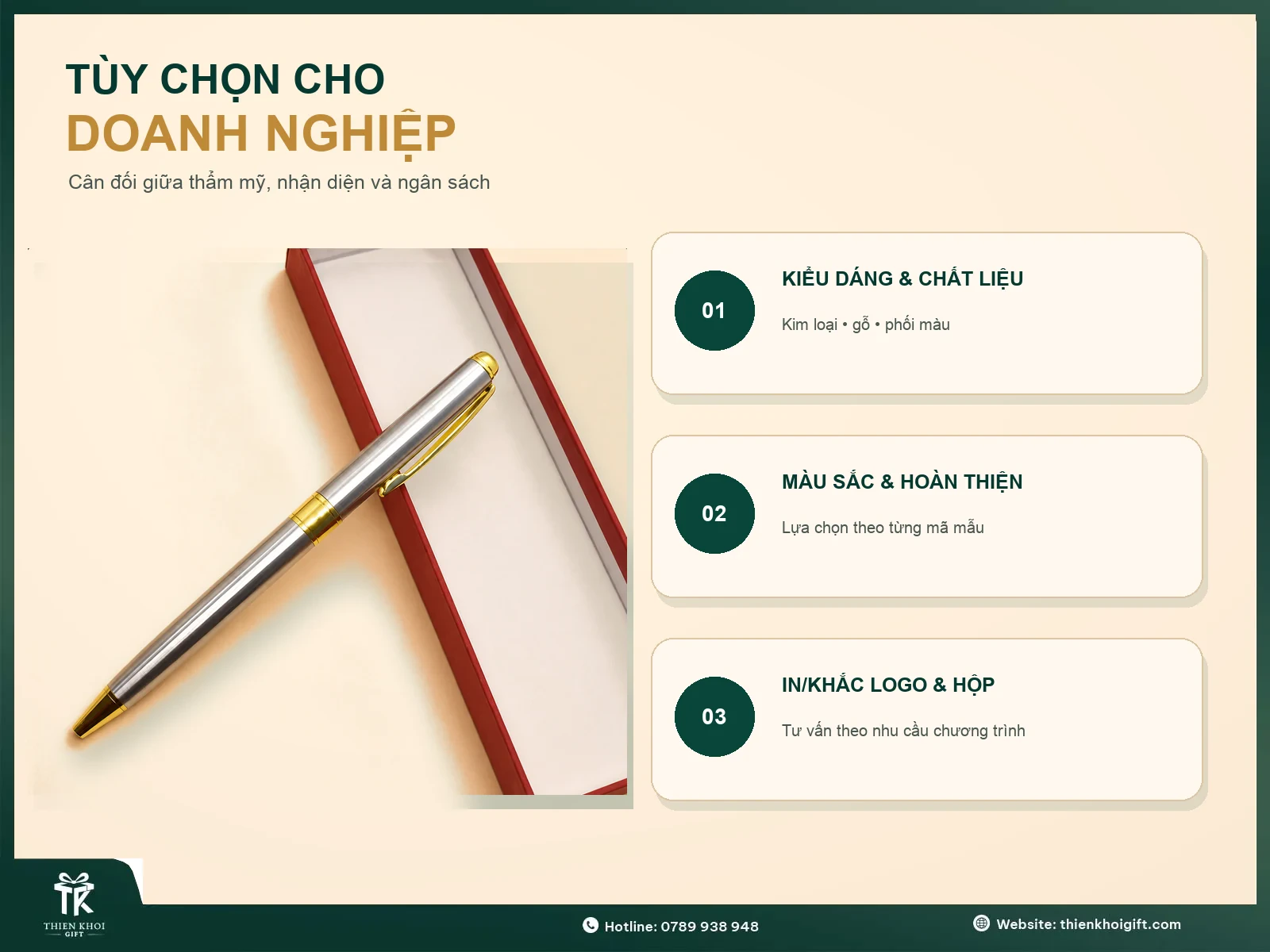 Bút ký quà tặng với tùy chọn kiểu dáng chất liệu màu sắc in khắc logo
