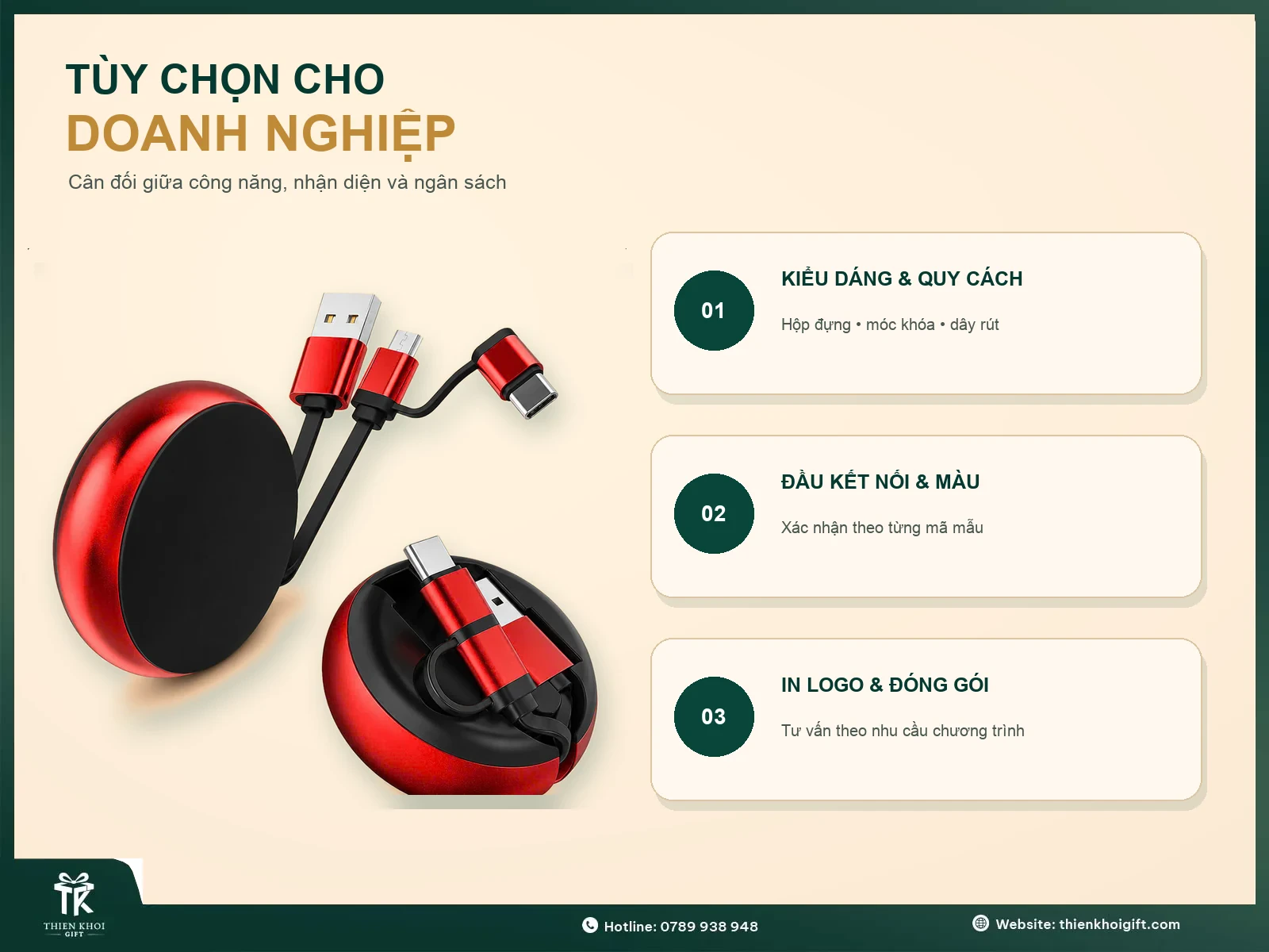 Cáp sạc đa năng với tùy chọn kiểu dáng đầu kết nối màu sắc in logo và đóng gói