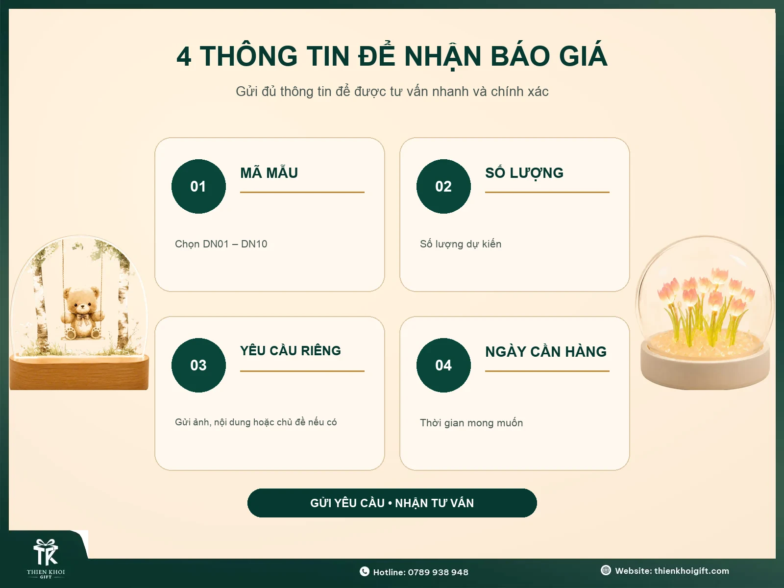 Đèn Ngủ Trang Trí Cao Cấp - thong tin nhan bao gia den ngu