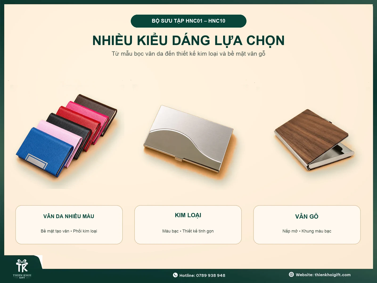Hộp Đựng Name Card - nhieu kieu dang hop dung name card