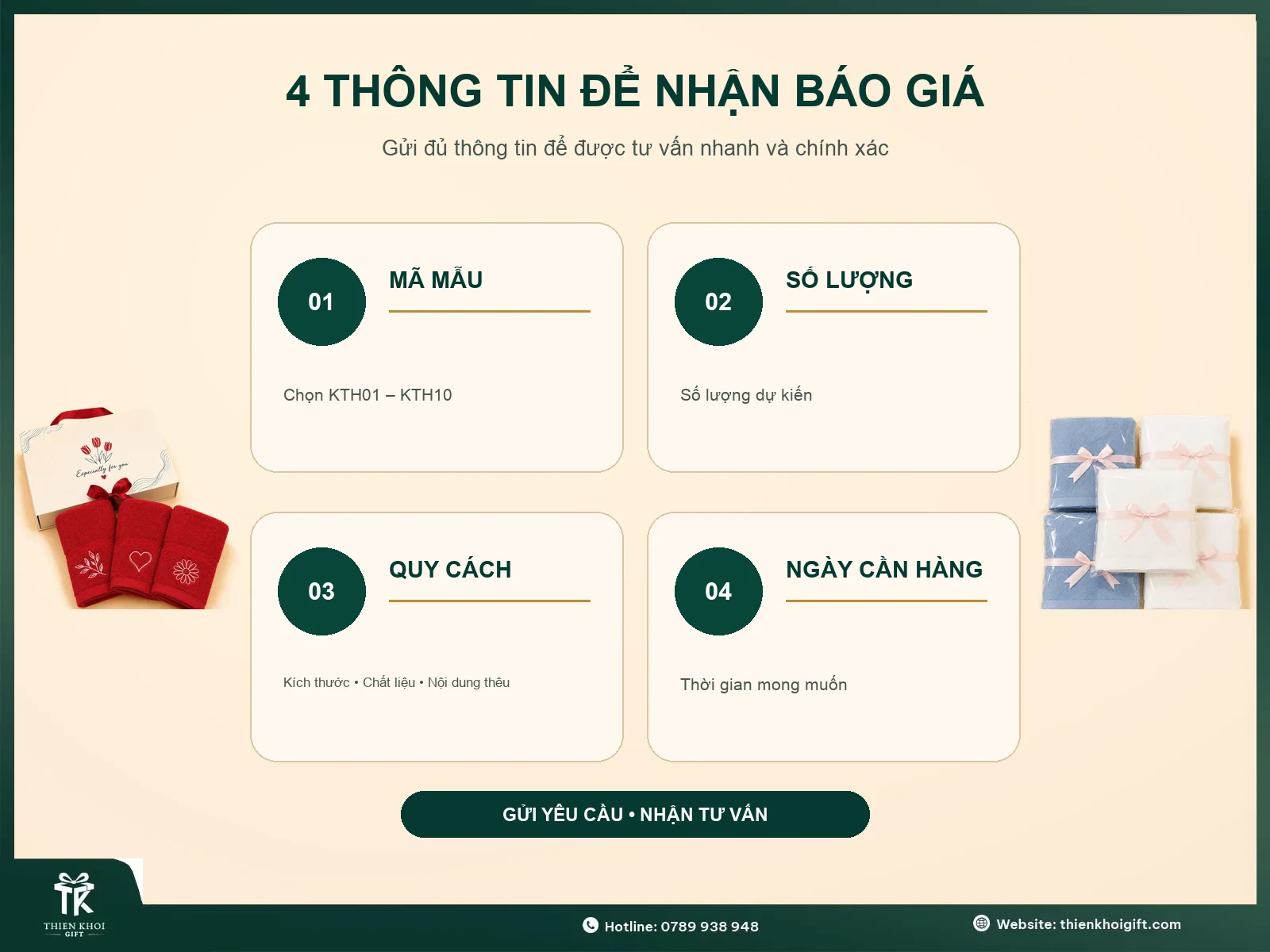Khăn Gấp Gấu Dễ Thương - thong tin nhan bao gia khan theu