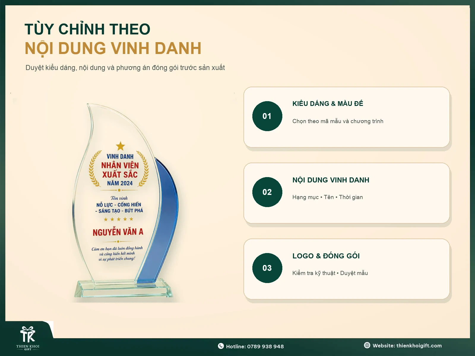 Kỷ niệm chương theo yêu cầu - tuy chinh ky niem chuong theo noi dung