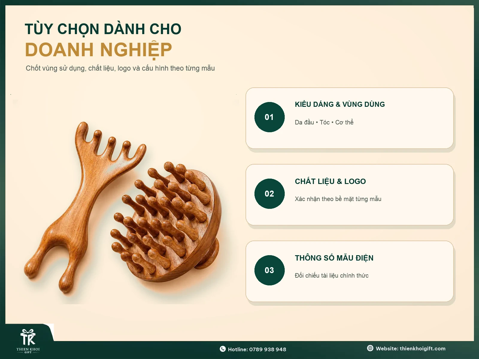 Lược Massage Da Đầu Và Toàn Thân - tuy chon luoc massage cho doanh nghiep