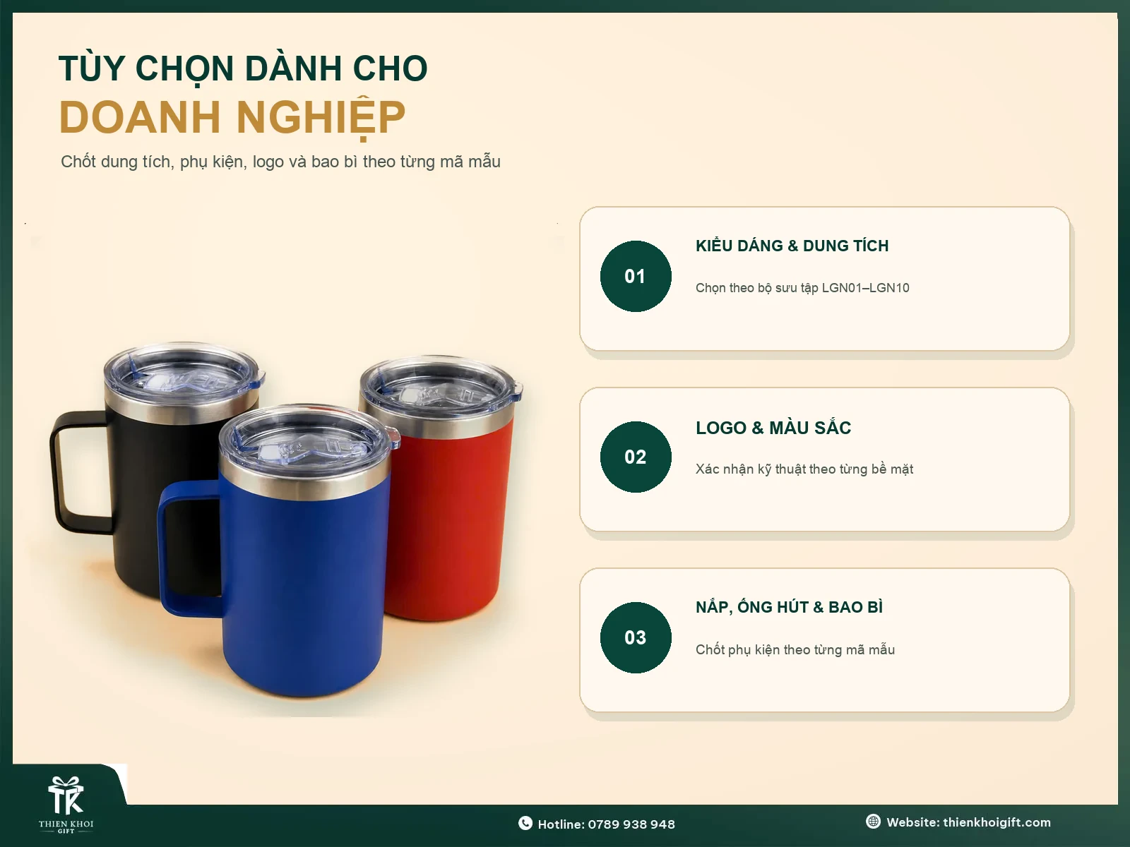 Ly Giữ Nhiệt In Logo - tuy chon ly giu nhiet cho doanh nghiep