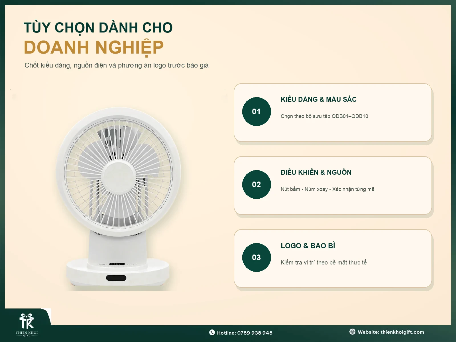 Quạt Mini Để Bàn - tuy chon quat de ban cho doanh nghiep