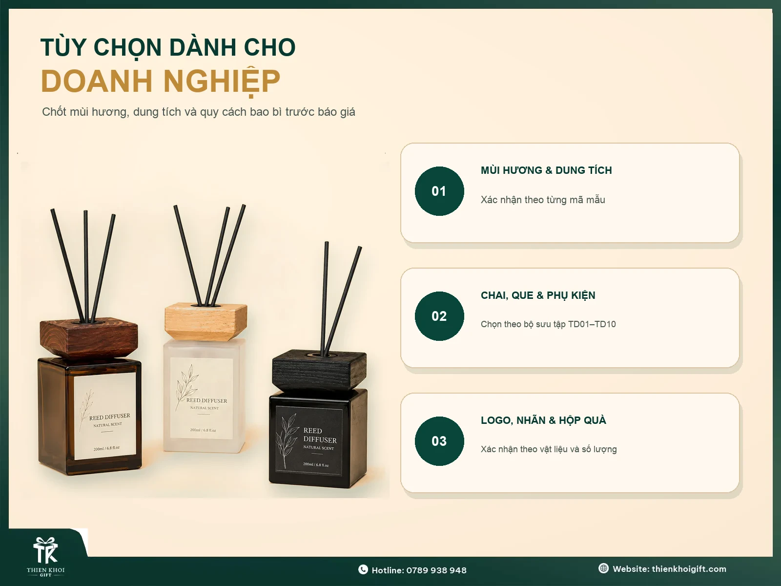 Tinh Dầu Thơm Phòng - tuy chon tinh dau thom cho doanh nghiep