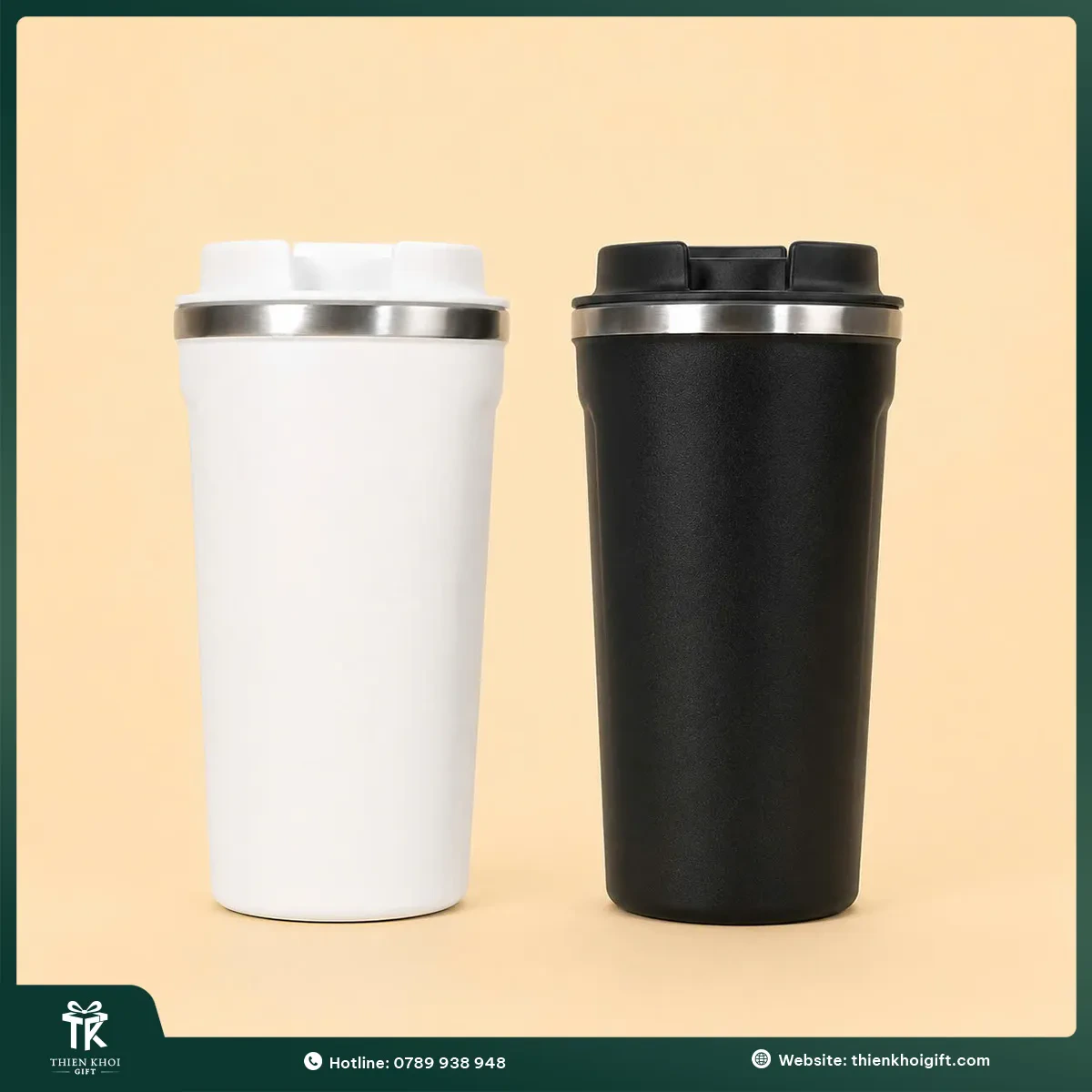 Ly giữ nhiệt nắp uống trực tiếp