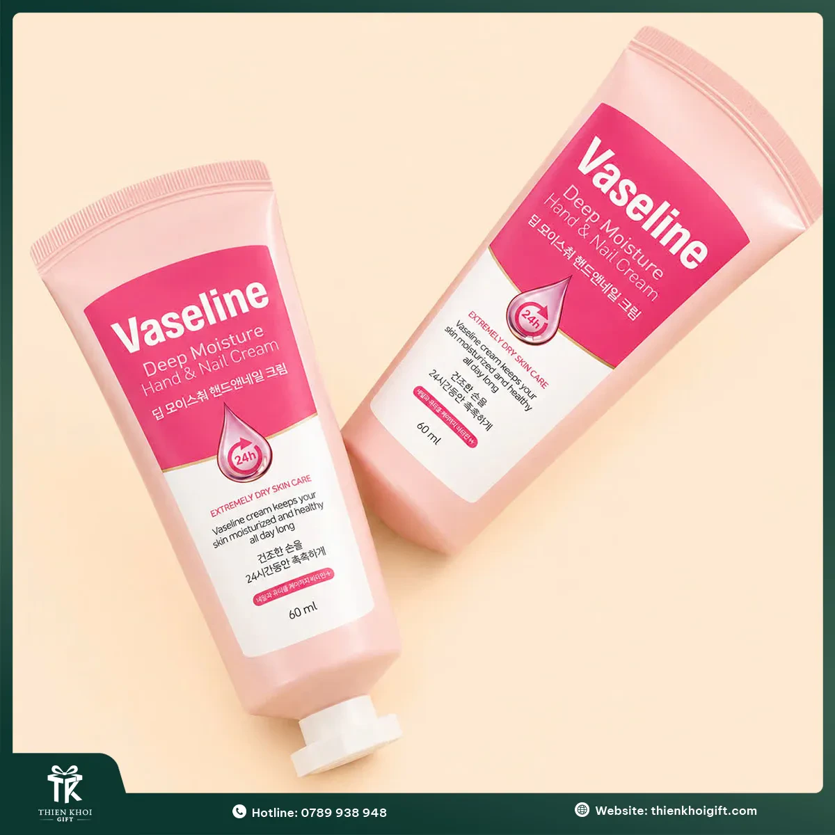 Kem dưỡng da tay Vaseline Deep Moisture