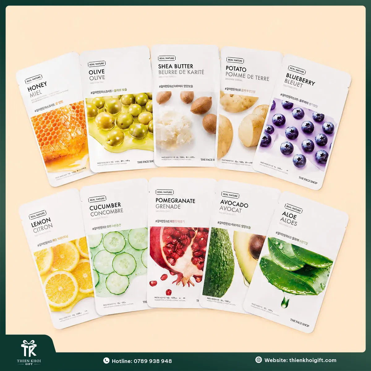 Mặt nạ giấy The Face Shop Real Nature