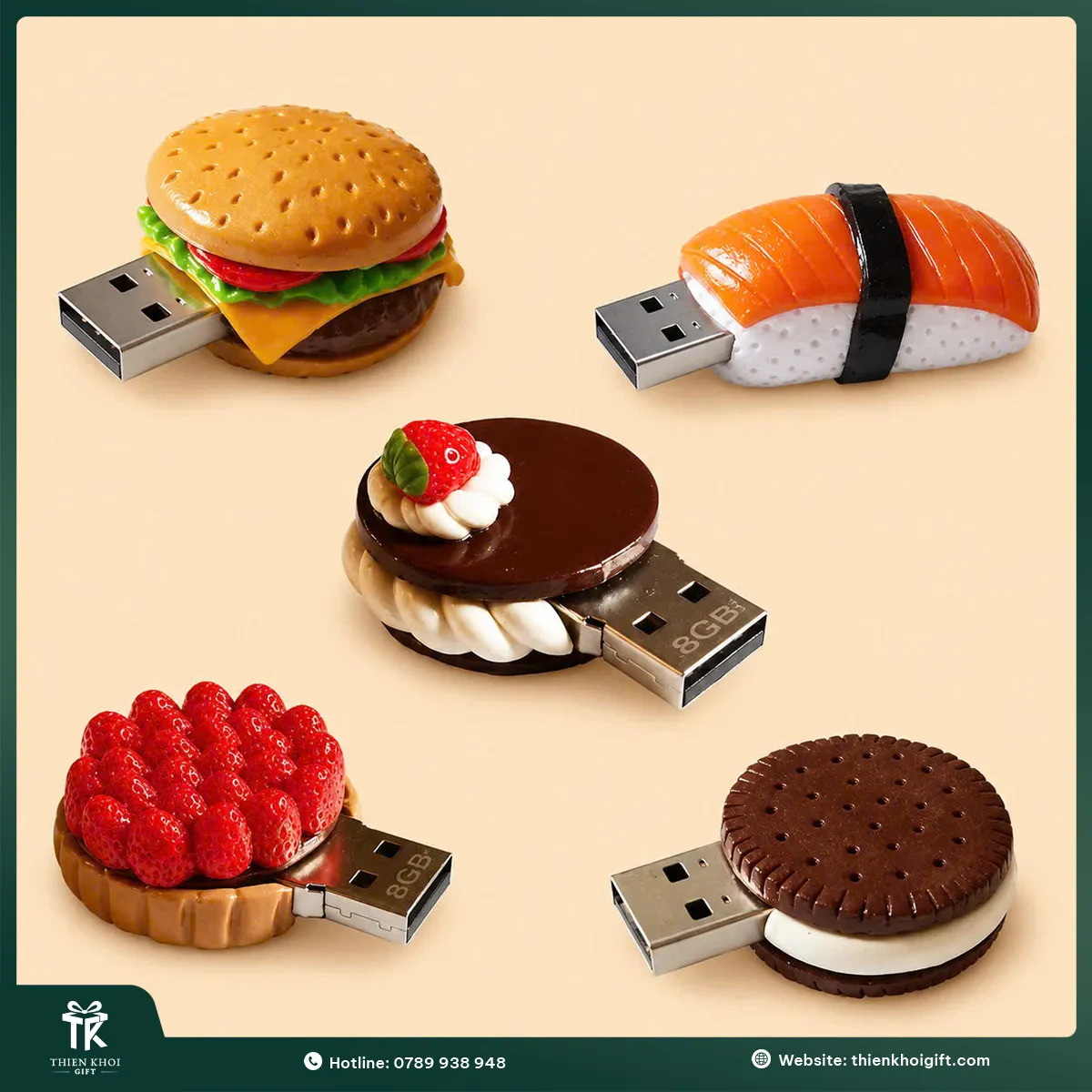 USB hình đồ ăn độc đáo