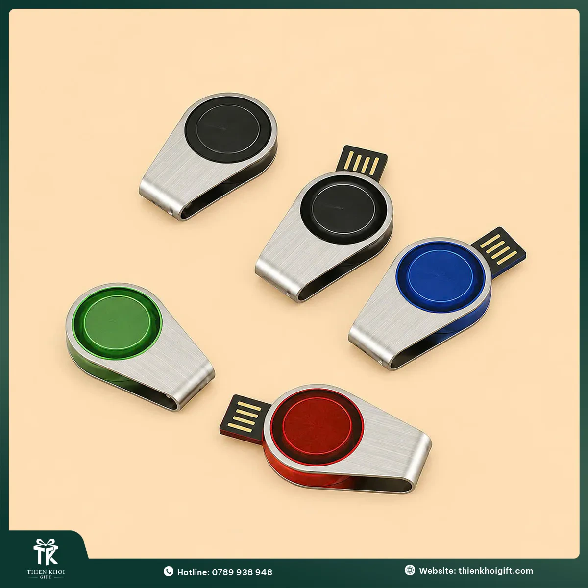 USB hình nhộng nhiều màu
